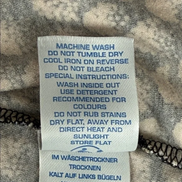 Boden Midi Dress with Black & Tan Print & Wrap Belt Sz 14 - Picture 6 of 7